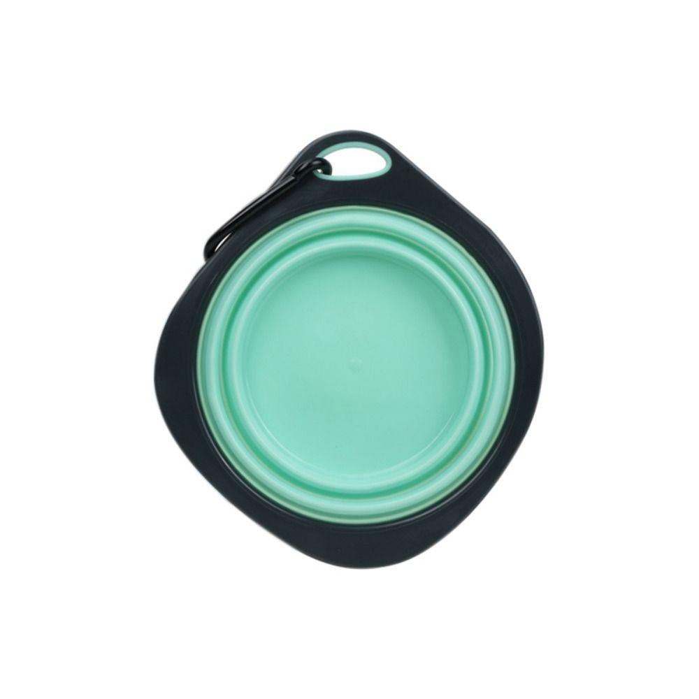 With Hanging Hook Pet Folding Bowl Bite Resistant Cat Dog Food Water Bowl Pet Travel Bowl  Outdoor