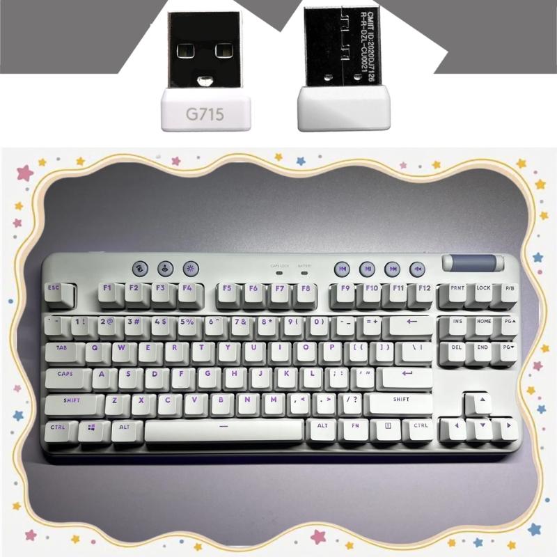 New USB Receiver Wireless Dongle Receiver USB Adapter for G715 Mechanical Keyboards