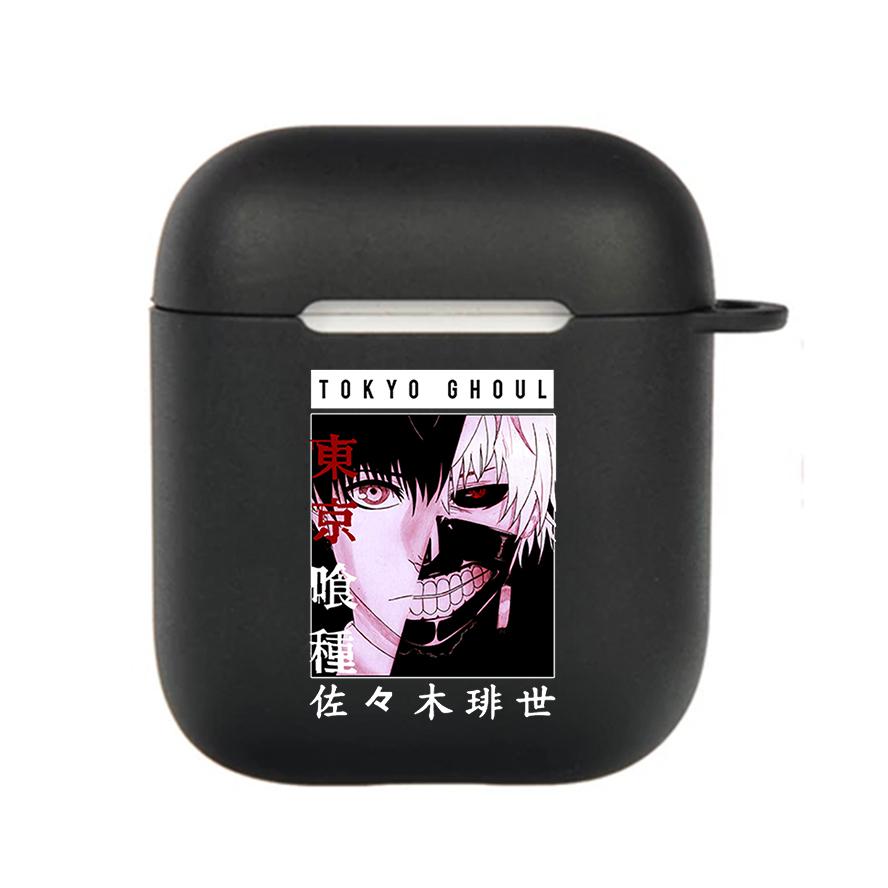 Cheap Japanese Anime Tokyo Ghoul Airpods Case for AirPods 3 2 1 Pro Black Wireless Bluetooth