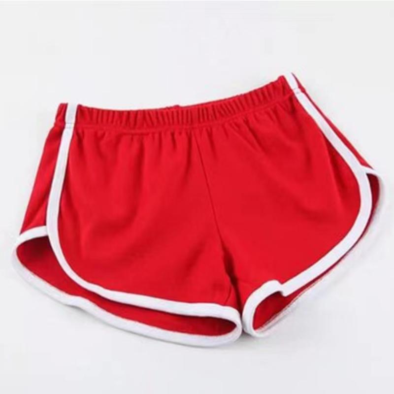 Sports Shorts Women Summer 2026 New Candy Color Anti Emptied Skinny Shorts Casual Lady Elastic Waist Beach Correndo Short Pants