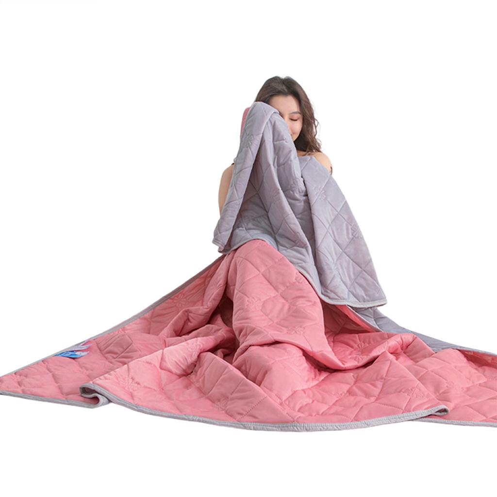 Chladivá přikrývka z ledového hedvábí Měkká Pohodlná Prodyšná Přikrývka do klimatizace Letní Chladivá Vzduchem chlazená Teplá Přikrývka