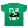PREDATOR UNOFFICIAL WHAT THE HELL ARE YOU ALIEN FACE KIDS CHILDS T-shirt