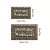 Non-Slip Absorbent Stone Pattern Welcome Doormat Indoor And Outdoor Entrance Carpet Home Decoration Floor Mat