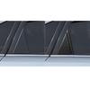 For Infiniti FX35 FX45 S50 2006-2008 Carbon Fiber Exterior Rear Door Window Triangular Panel Trim Cover Car Accessories Sticker