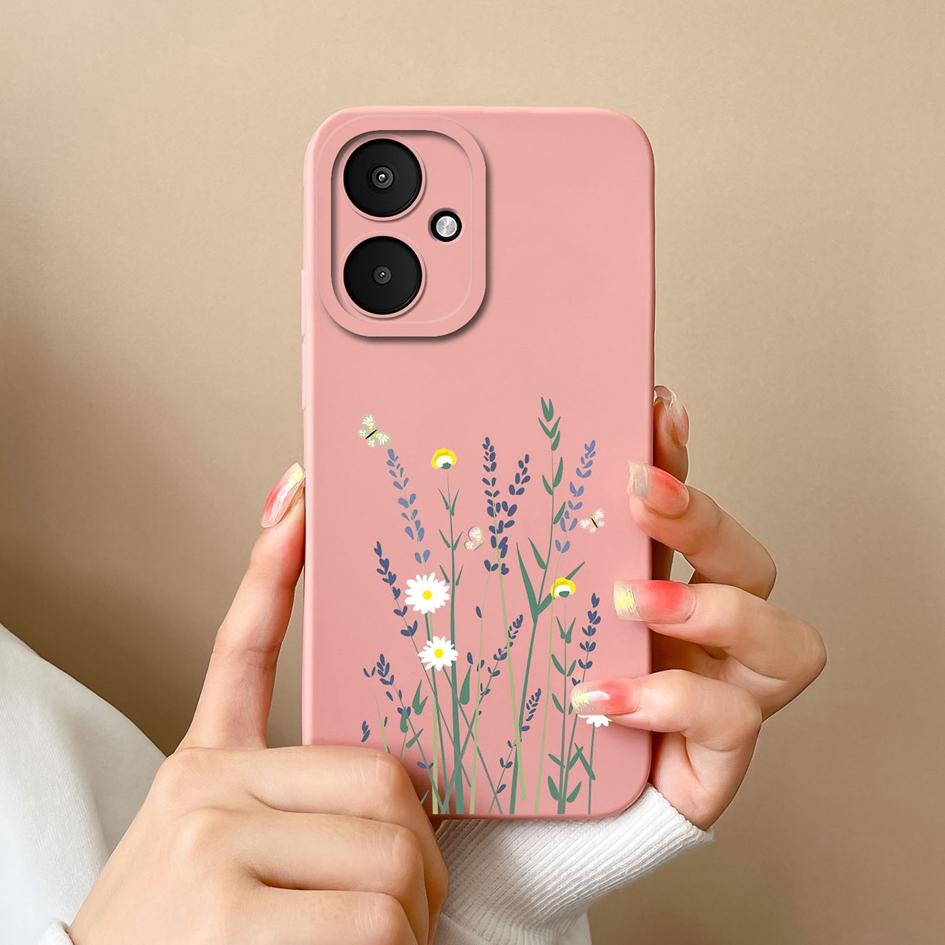 Cover Posteriore Per Xiaomi Poco F5 Pro X6 Pro F6 M6 Custodia per Telefono Avocado Carino Fiore Bello Protezione Fotocamera Opaca Custodie in Silicone Morbido Guscio Capa Per Xiaomi