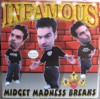 12inch Record INFAMOUS  Midget Madness Breaks AM05 Ammo Records A 2002 US Rap  HipHopRB Used