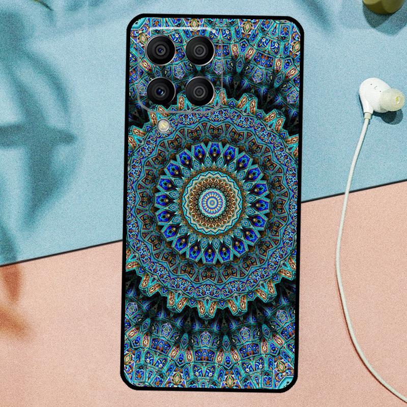 Floral Flower Mandala Design For Samsung Galaxy M14 M34 M54 M20 M06 M16 M12 M13 M15 M35 M55 M33 M53 M21 M31 M32 M52 Case