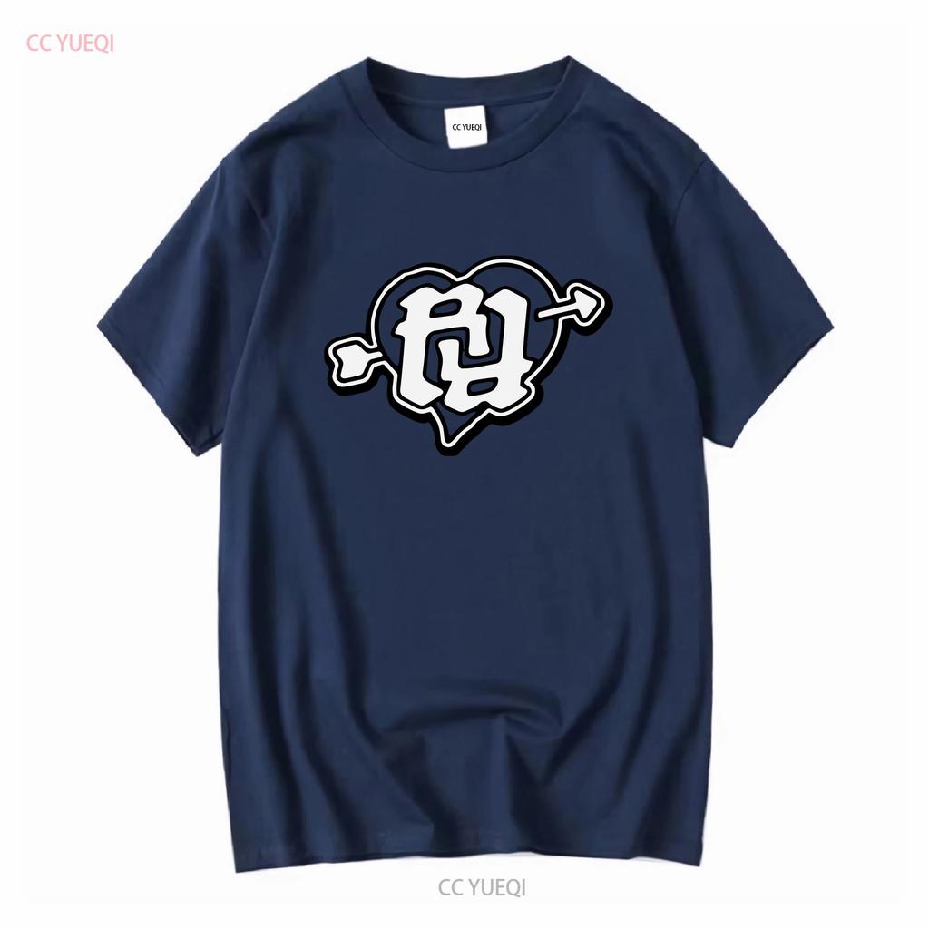 RR Heart KanKan Rapper T Shirt Really Rich Merch Summrs Autumn Long or Short Sleeves Vintage Washed Homme Fashion Slightly