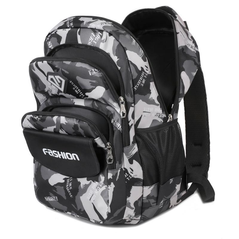 Schoolbag new large-capacity backpack, male and female junior high school students schoolbag, outdoor leisure travel commuter computer backpack
