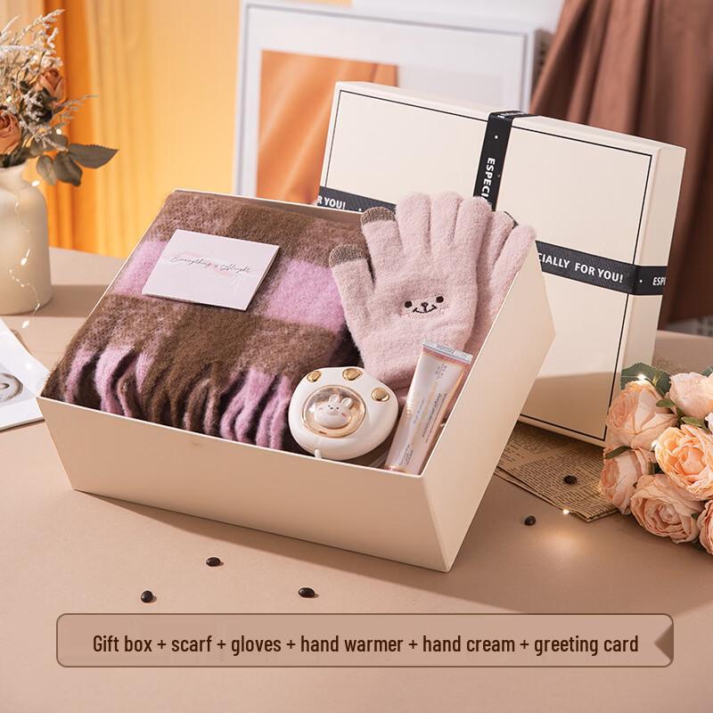 Women s Winter Scarf & Hand Warmer Gift Set
