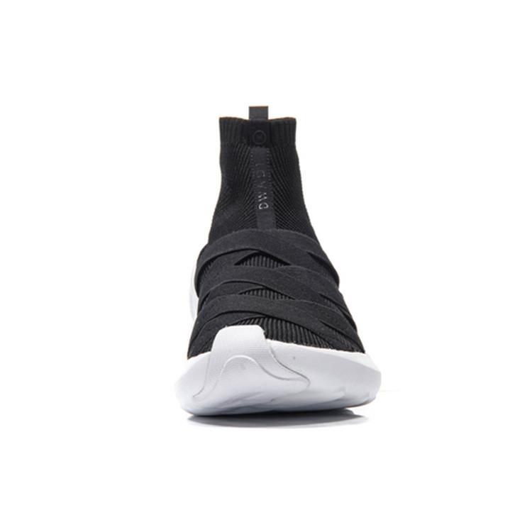 Li Ning Wade Collection Enlightenment Textile, Synthetic Leather Slip Resistant Abrasion Resistant High top ABCM067-1