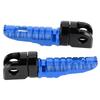Yctze Pair of Front Foot Pegs Aluminum Alloy Pedals Fits Kawasaki Ninja Z125PRO Z250 / SL Z400Z900 (Blue)