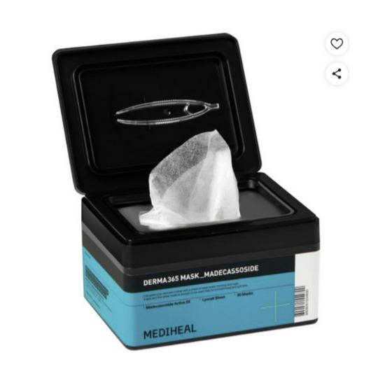 MEDIHEAL Derma365 Madecassoside Mask Soothing Repair Care 30pcs
