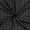 Men's Olive Checkered Suit - Premium 70% Viscose, 30% Polyester Fabric