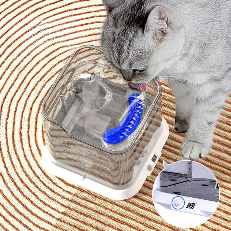 Pet Water Dispenser Automatic Circulation Intelligent Constant Temperature Cat and Dog Water Dispenser Unplugged Kitten Water Dispenser Pet Supplies