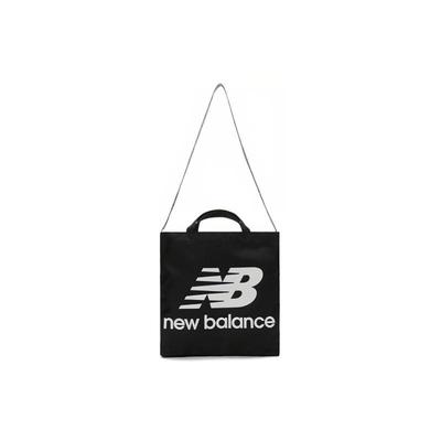 Fabric Tote Bag Shopping Bag Portable Crossbody Bag Shoulder Bag Unisex Black New Balance JABL8704