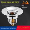 Sink Basin Pop-Up Core Anti-Odor Drain Plug Washbasin Press-Type Drain Filter Universal