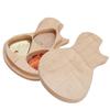 Guitar Pick Box Maple Solid Wood 3 Picks Guitarist Gifts Musical Instrument Accessories