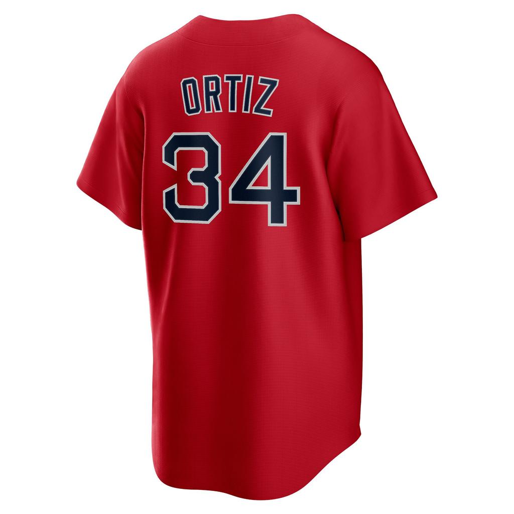 Maglie da Baseball da Uomo Cucite Versione Bianca 35 Garrett Crochet 19 Roman Anthony 34 David Ortiz 16 Jarren Duran S-3XL