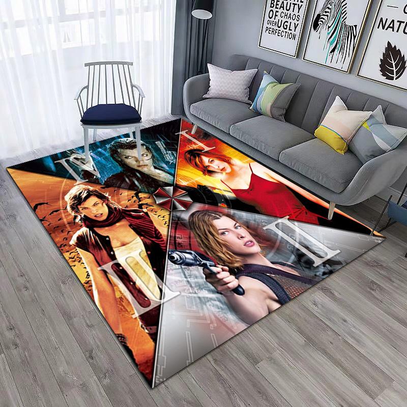 Sci-Fi game Resident Evil, Umbrella Corporation, soft carpet, home living room, office chair pad, door mat, door mat carpet U9