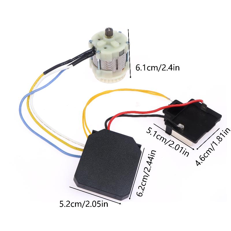 14 Teeth High Power Electric Saw Motor For 4-8In Electric Chainsaws Mini Saw Motor Convenient Installation