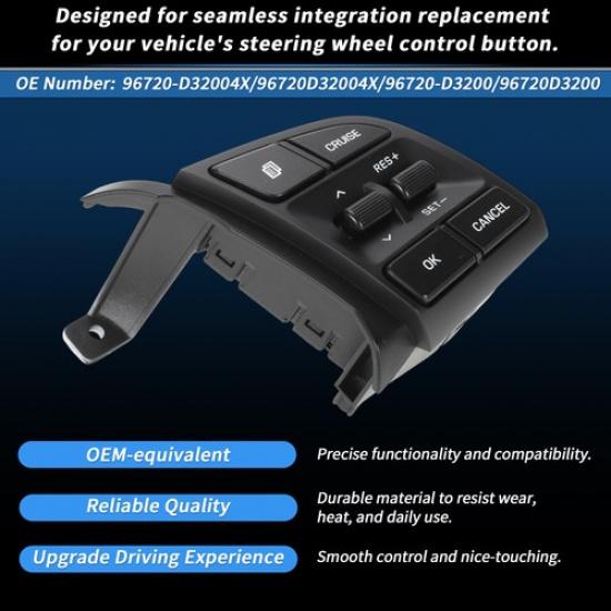 Right Steering Wheel Cruise Control Switch Button for Hyundai Tucson 2016-2018