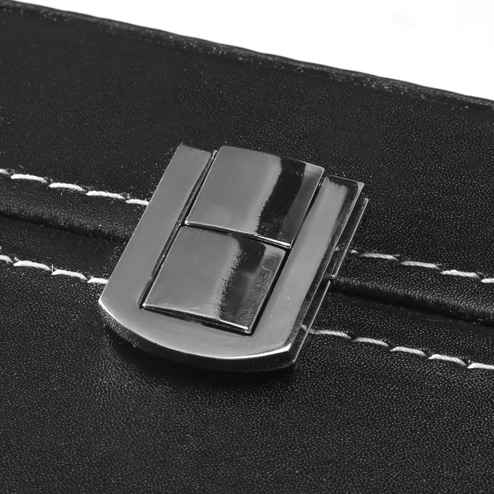 Removable Cushions Watch Display Case 6 Slots Watch Collection Case Jewelry Organizer  Travel