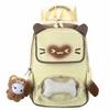 Schoolbag Backpack Japanese Printed Cute Girl Backpack Transparent Large Capacity College Style Campus Class Student School Bag
