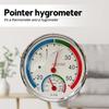 Pointer Thermometer Thermohygrometer Hygrometer Indoor Outdoor 2 In 1 Wall-mounted Desktop Temperature Humidity Meter Household