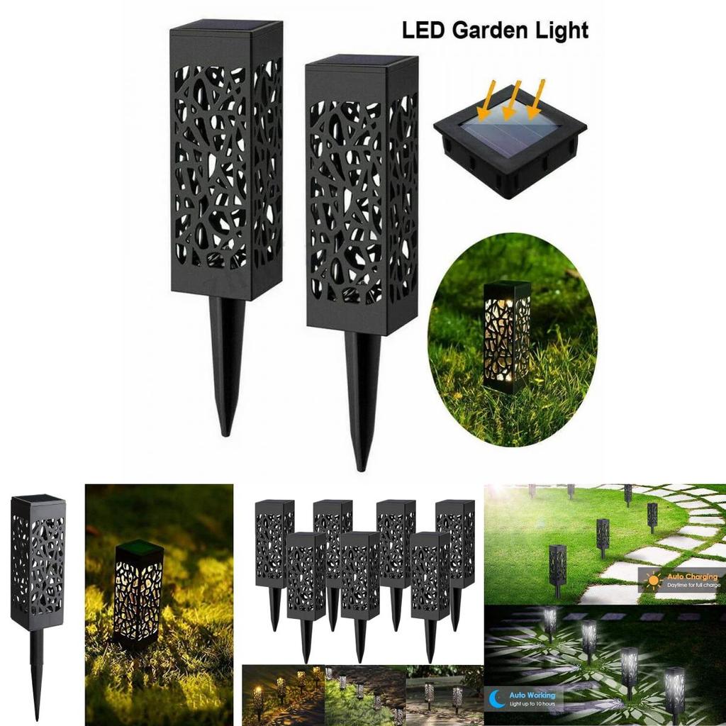 Solar Garden Light Led Waterproof Outdoor Lawn Lamp For Patio And Pathway Lighting