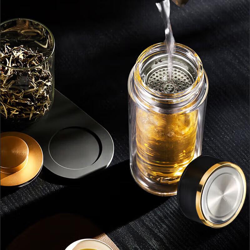 Fuguang Zhisheng 300ml Double Wall Borosilicate Glass Cup