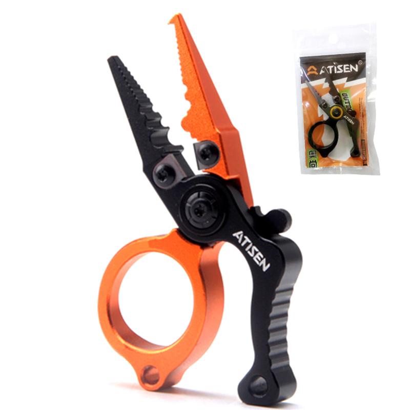 Fishing Activities Aluminum Alloy Fishing Split Ring Pliers Fishing Multitool Shear Protable Lightweight Rust-Proof Hook Remover