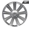 RAZE Silver Wheel Trims 15", 4 Pcs.