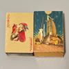 9*6cm Dubai Collection: 54 Pcs Premium Gold Foil Waterproof Playing Cards - Elegant Arabesque Style Poker Deck
