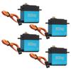 4Pcs 30kg RC Metal Gear Digital Servo with 25T Metal Servo Arm for 1 10 Remote Control Car Plane