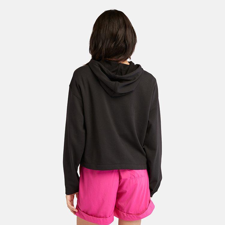 Timberland Sweatshirts Women's Black Hooded Moderate Other A6AZ2-001