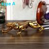 Car Ornaments Leopard Figurine Cool Auto Decor Automobiles Interior Dashboard Resin Crafts Gift