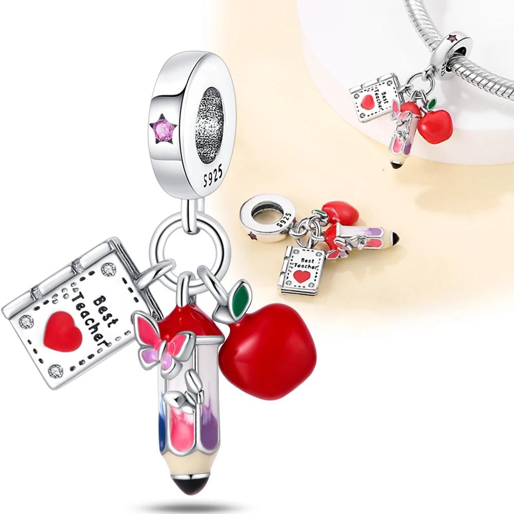 Copper Career Series- Doctor Teacher Art Music Charm Bead Fit Original Bracelet For Women Jewelry Making