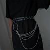 Multi-layer PU Leather Belt Extended Dress Waist Chain Fashion Women Waist Belt  Suit Decoration