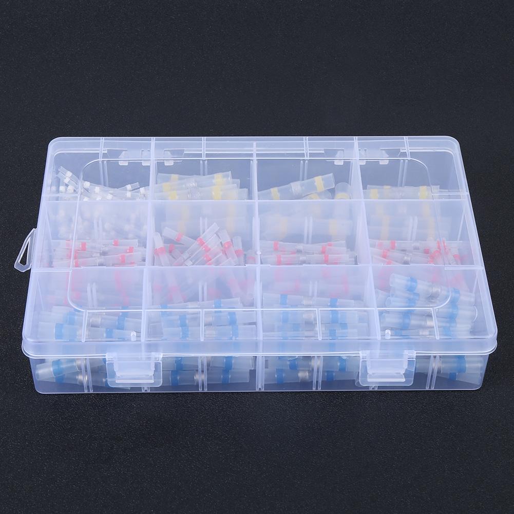 200PCs Solder Connector Terminal Insulation Waterproof Heat Shrink Seal Power Control Accessory