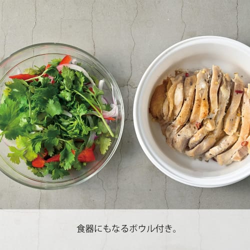 HARIO Glas-Dampfgarer für die Mikrowelle, volles Wasserfassungsvermögen 1200 ml, weiß, einfaches Kochen in der Mikrowelle, hergestellt in Japan, Beilagen, Cremesuppen, handgefertigt, XMK-120-W