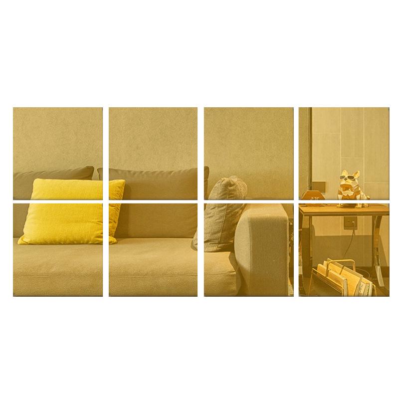 Acrylic 3D Wall Mirror Sticker for Bathroom & Bedroom - Self-Adhesive Full-Length Décor