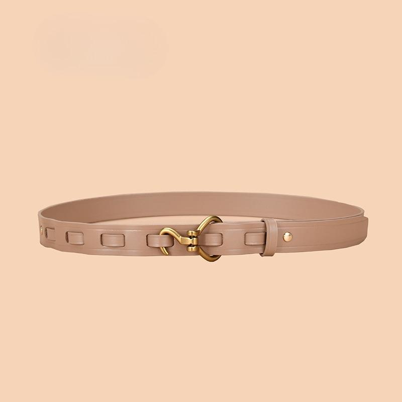 

New Women s Belt Waist Cover Dress Korean Women s Decorative Belt Without Punching Buckle Versatile Belt 105cm