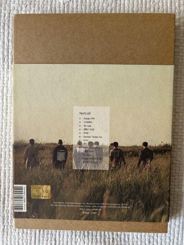 [USED] BTOB Autographed BROTHER ACT. Album