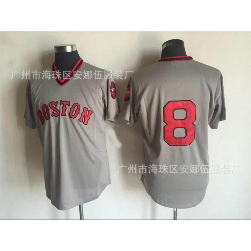 2026 Boston Red Sox Retro Embroidered Baseball Jersey Mens Womens Team Sports Uniform