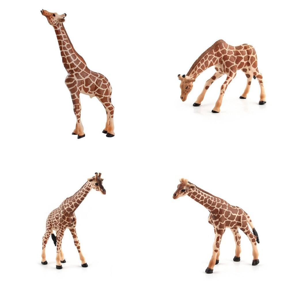 Simulated Giraffe Animal Models Desktop Ornaments For Educational Play And Collectors