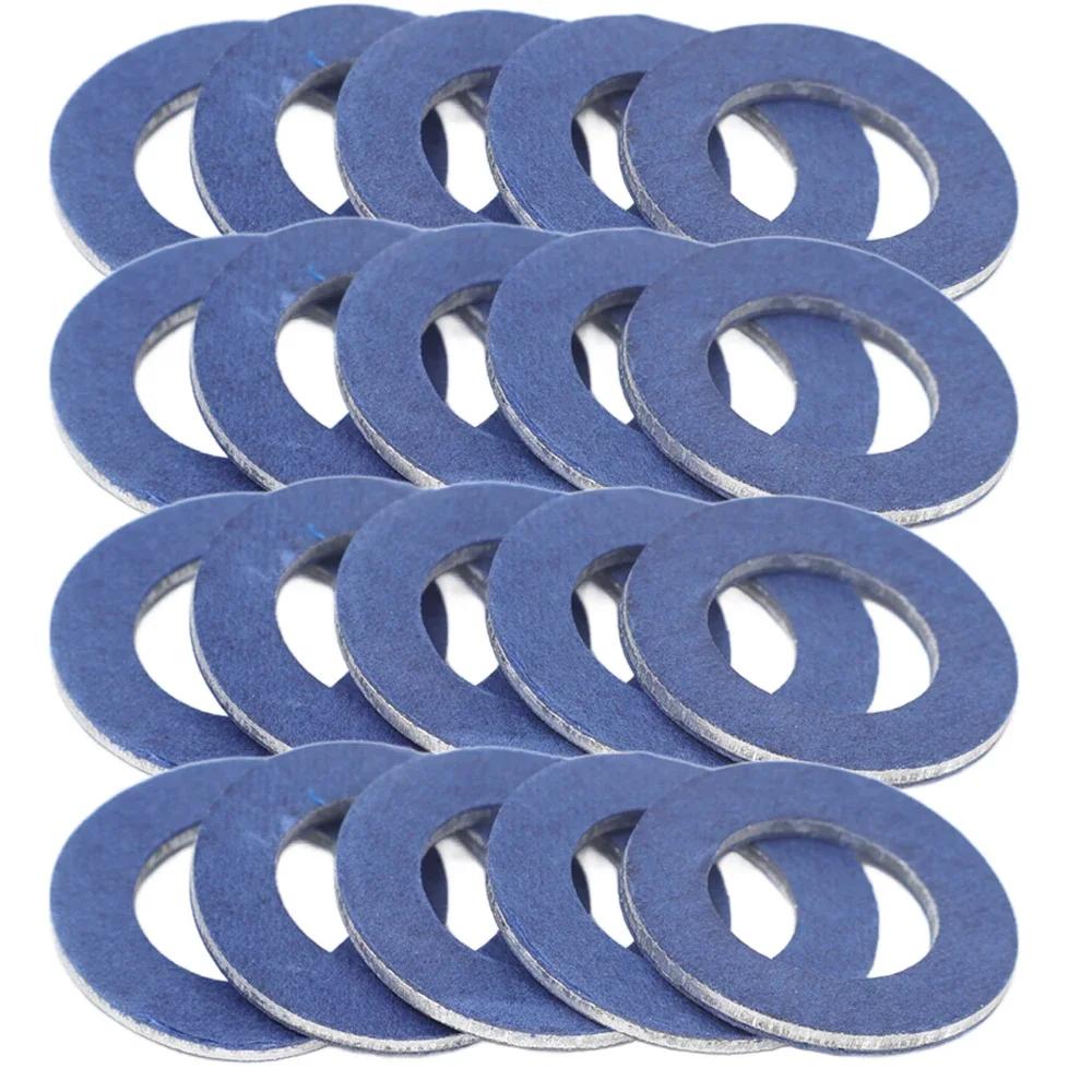 Car Oil Drain Screw Gasket 90430-12031 Engine Sump Aluminum Seal Gasket for Toyota 12mm Hole Nut Washer Auto Replaceable Parts