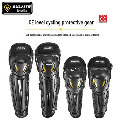 Equipaggiamento Protettivo da Corsa Motociclistica Antivento: Set di Ginocchiere e Gomitiere Elettriche