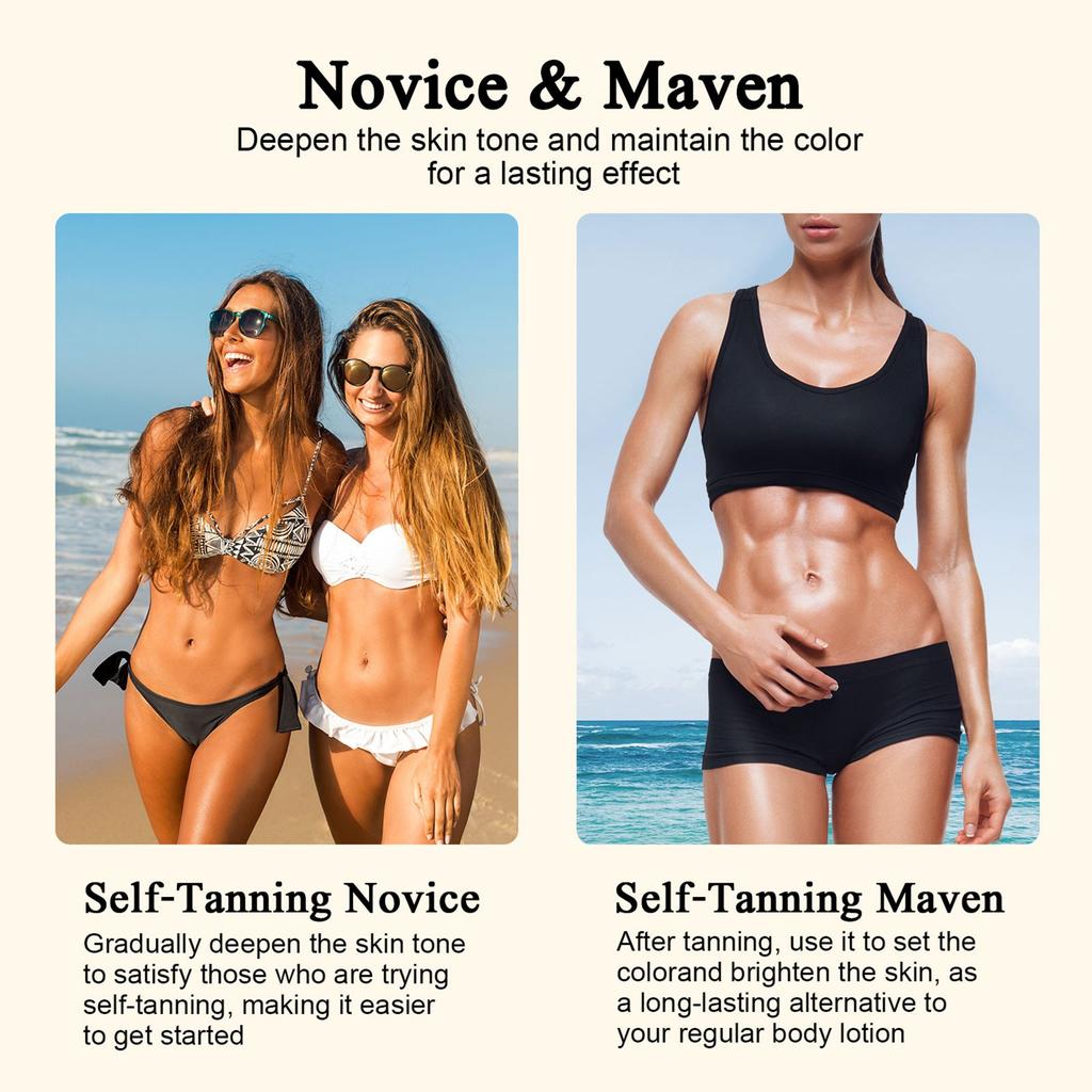 Tanning Gel,Intensive Tanning Gel, Tanning Gel For Tanning Bed Lasting Waterproof For An Amazing Tan For Body And Face  80g