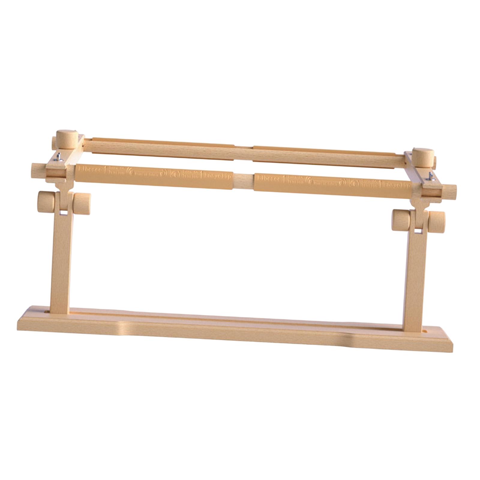 Стол-подставка Регулируемый Поворотная рама Стол-подставка Швейная стойка Деревянная Гобелен